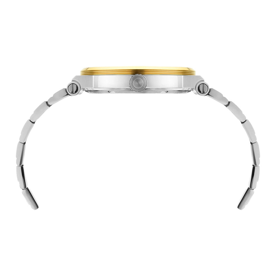 Versace Hellenyium Green Dial Two Tone Steel Strap Watch for Women - VEVH00620