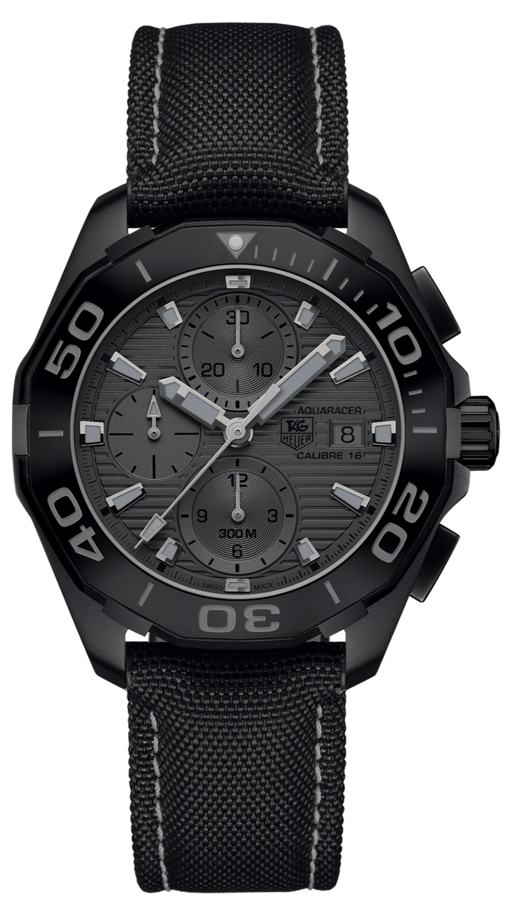 Tag Heuer Aquaracer Titanium Grey Dial Watch for Men - CAY218B.FC6370