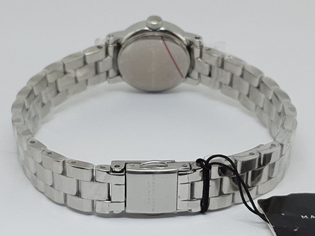 Marc Jacobs Amy Blue Dial Silver Steel Strap Watch for Women - MBM3274