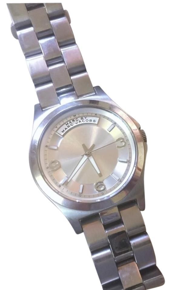 Marc Jacobs Baby Dave Silver Dial Silver Steel Strap Watch for Women - MBM3234