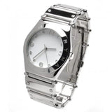 Marc Jacobs Amy White Dial Silver Steel Strap Watch for Women - MBM8518