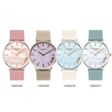 Coach Perry Mother of Pearl Pink Dial Pink Leather Strap Watch for Women - 14503244