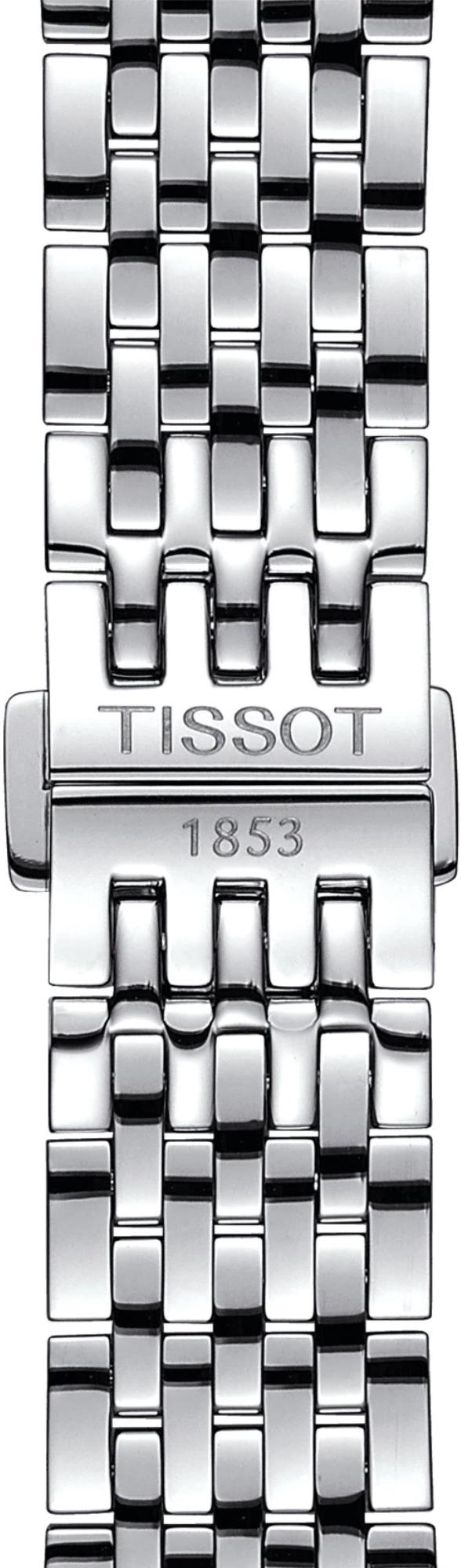 Tissot T Classic Le Locle Automatic White Dial Silver Steel Strap Watch For Men - T41.1.483.33