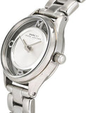 Marc Jacobs Tether Transparent Silver Dial Silver Steel Strap Watch for Women - MBM3416