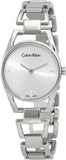 Calvin Klein Dainty Diamonds Silver Dial Sliver Steel Strap Watch for Women - K7L2314T
