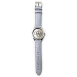 Gucci G Timeless Automatic Mother of Pearl Dial Blue Leather Strap Watch For Women - YA1264113