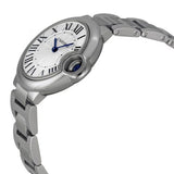 Cartier Ballen Bleu De Cartier Silver Dial Silver Steel Strap Watch for Women - W6920084