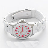 Marc Jacobs Pelly White Dial White Silicone Strap Watch for Women - MBM2588
