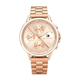 Tommy Hilfiger Carly Rose Gold Dial Rose Gold Steel Strap Watch for Women - 1781788