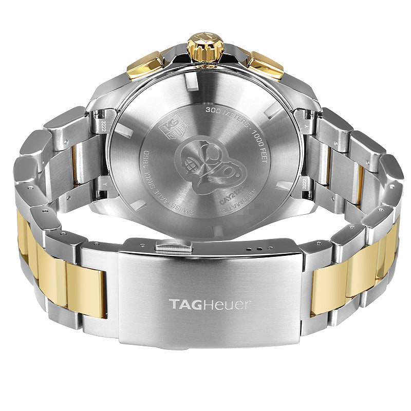 Tag Heuer Aquaracer Caliber 16 Automatic White Dial Two Tone Steel Strap Watch for Men - CAY2121.BB0923