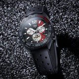 Tag Heuer Formula 1 Indy 500 Limited Edition Chronograph Black Dial Black Rubber Strap Watch for Men - CAZ101AD.FT8024