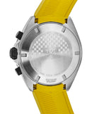Tag Heuer Formula 1 Chronograph Yellow Dial Yellow Rubber Strap Watch for Men - CAZ101AM.FT8054