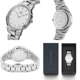 Daniel Wellington Iconic White Dial Silver Steel Strap Watch For Men - DW00100341