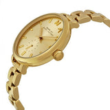 Marc Jacobs Sally Champagne Gold Dial Gold Steel Strap Watch for Women - MBM3363