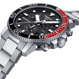 Tissot Seastar 1000 Chronograph Black Dial Silver Steel Strap Watch For Men - T120.417.11.051.01