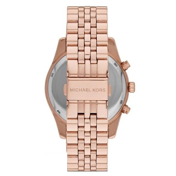Michael Kors Lexington Rose Gold Dial Rose Gold Steel Strap Watch for Men - MK8319