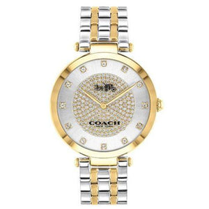 Coach Park Silver Dial Two Tone Steel Strap Watch for Women - 14503645