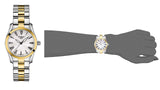 Tissot T Wave Quartz Mother of Pearl Dial Two Tone Steel Strap Watch for Women - T112.210.22.113.00