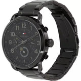 Tommy Hilfiger Briggs Black Dial Black Steel Strap Watch for Men  - 1791423