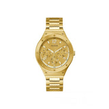 Guess Scope Gold Dial Gold Steel Strap Watch for Men - GW0454G2