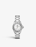 Tag Heuer Aquaracer Professional 200 Quartz White Dial Silver Steel Strap Watch for Women - WBP1411.BA0622