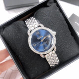 Coach Glitz Blue Dial Silver Steel Strap Watch for Women - 14502693