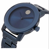 Movado Bold Blue Dial Blue Steel Strap Watch For Women - 3600388