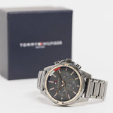 Tommy Hilfiger Mason Grey Dial Grey Steel Strap Watch for Men - 1791790