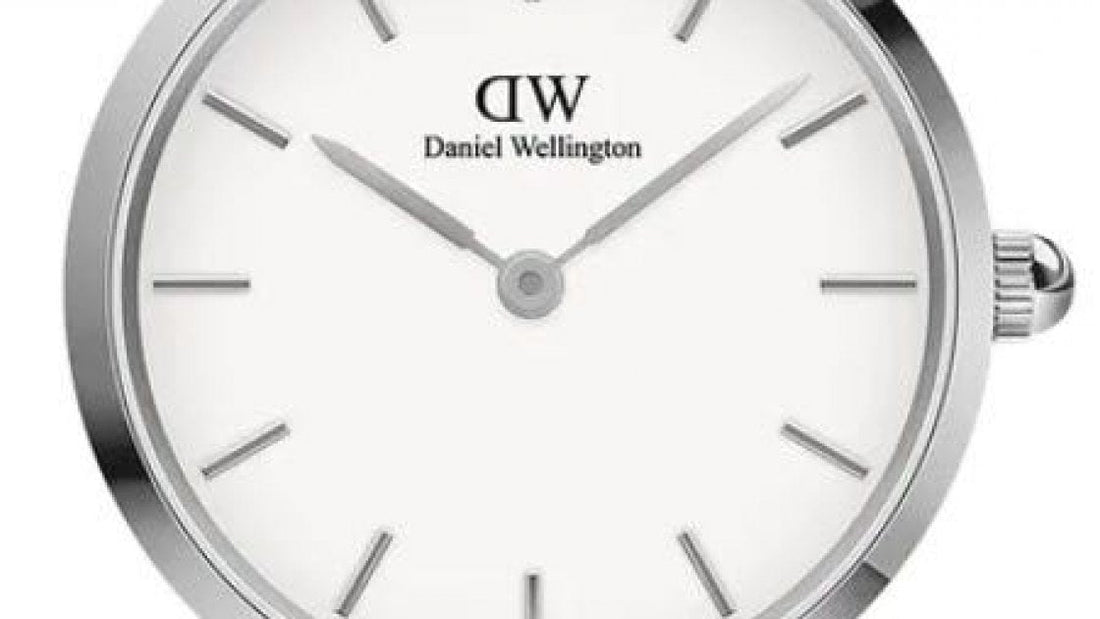 Daniel Wellington Iconic Link White Dial Silver Steel Strap Watch For Women - DW00100207