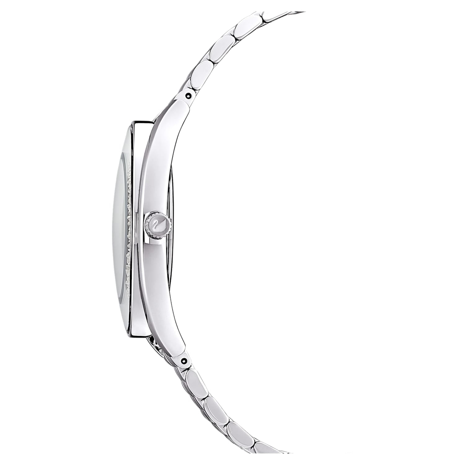 Swarovski Crystalline Aura Silver Dial Silver Steel Strap Watch for Women - 5519462