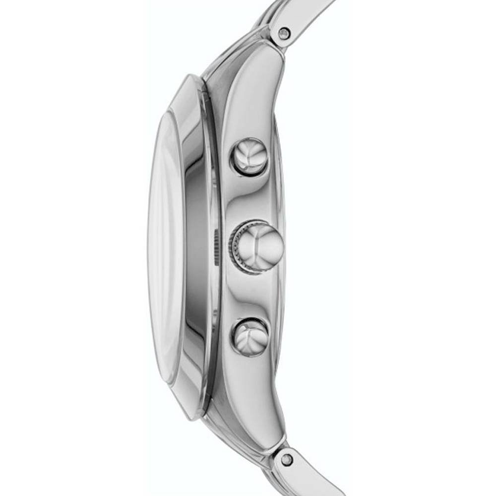 Marc Jacobs Peeker Chronograph Silver Dial Silver Steel Strap Watch for Women - MBM3371