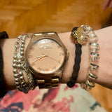 Marc Jacobs Henry Rose Gold Dial Rose Gold Steel Strap Watch for Women - MBM3212