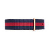 Daniel Wellington Classic Oxford White Dial Two Tone NATO Strap Watch For Men - DW00100001