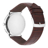 Tissot T Classic Everytime White Dial Brown Leather Strap Watch For Men - T109.410.16.033.00
