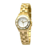 Marc Jacobs Amy White Dial Gold Steel Strap Watch for Women - MBM3051