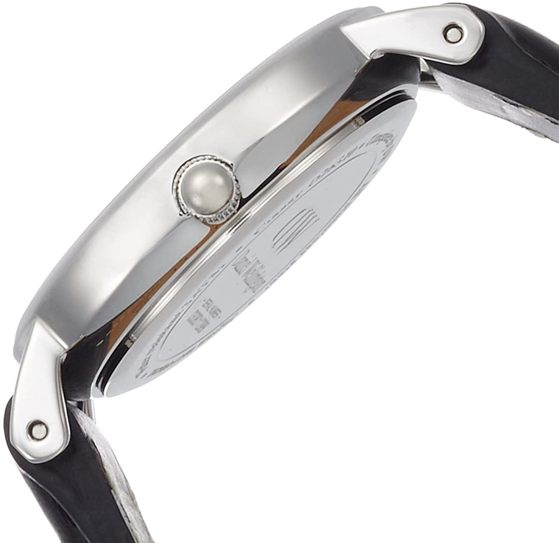 Daniel Wellington Classy Sheffield White Dial Black Leather Strap Watch For Women - DW00100068