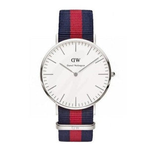 Daniel Wellington Classic Oxford White Dial Two Tone Nylon Strap Watch For Men - DW00100015