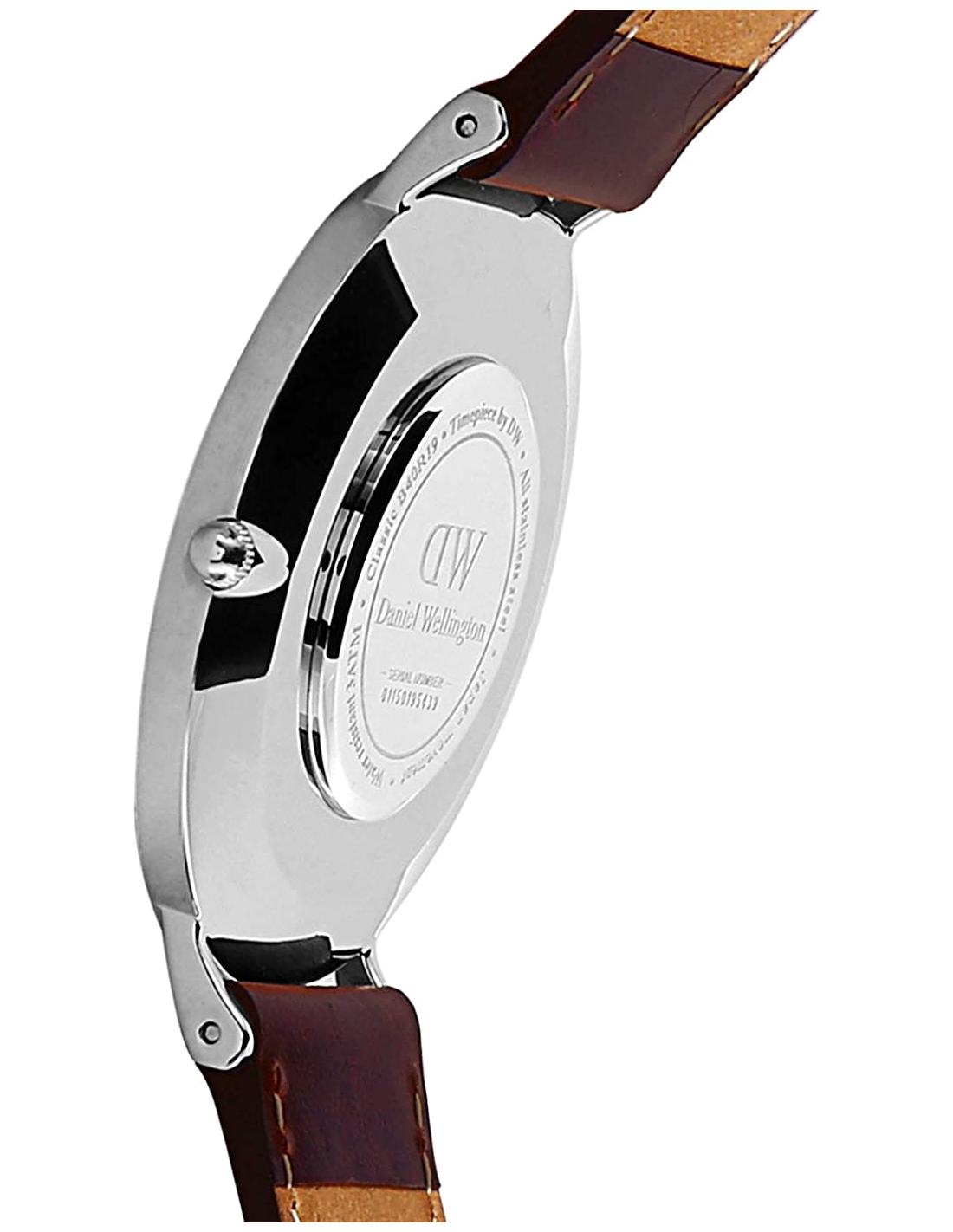 Daniel Wellington Classic St Mawes Black Dial Brown Leather Strap Watch For Men - DW00100130