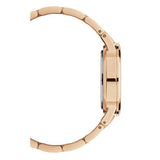 Daniel Wellington Iconic Link White Dial Rose Gold Steel Strap Watch For Women - DW00100211