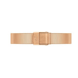 Daniel Wellington Quadro Studio White Dial Rose Gold Mesh Strap Watch For Women - DW00100517