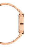 Daniel Wellington Iconic Link Pink Dial Rose Gold Steel Strap Watch For Women - DW00100335