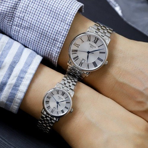 Tissot Carson Premium Silver Dial Silver Steel Strap Watch For Men - T122.410.11.033.00