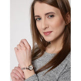 Emporio Armani Chiara Silver Dial Rose Gold Steel Strap Watch For Women - AR7362