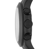 Marc Jacobs Larry Chronograph Black Dial Black Steel Strap Watch for Men - MBM5052