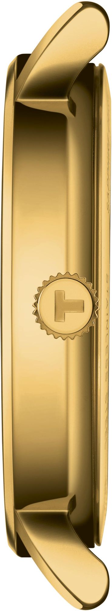 Tissot Everytime Lady Gold Dial Gold Mesh Bracelet Watch for Women - T143.210.33.021.00