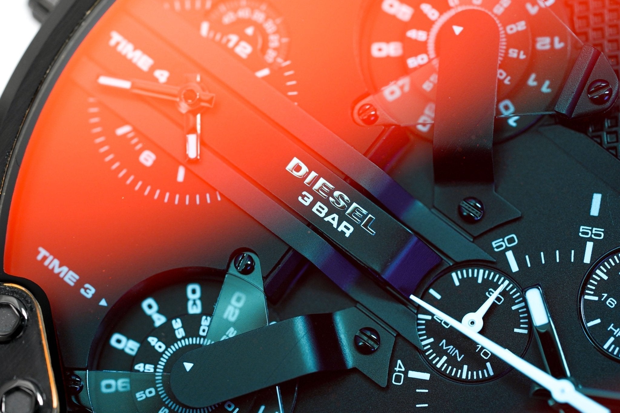 Diesel Mr Daddy 2.0 Chronograph Black Dial Black Steel Strap Watch For Men - DZ7395