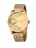 Diesel Mini Daddy Gold Dial Gold Steel Strap Watch For Men - DZ7306