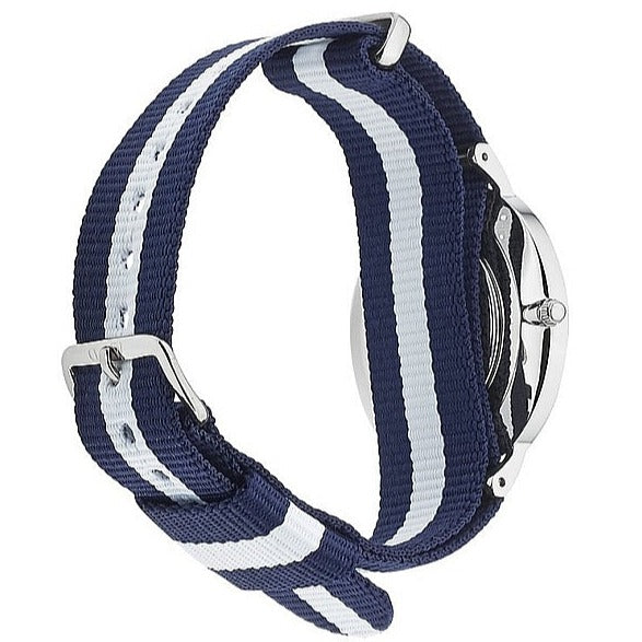 Daniel Wellington Classic Glasgow White Dial Two Tone NATO Strap Unisex Watch - DW00100047