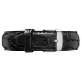 Daniel Wellington Dapper Reading White Dial Black Leather Strap Watch For Men - DW00100108