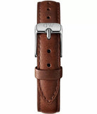 Daniel Wellington Petite White Dial Brown Leather Strap Watch For Women - DW00100243